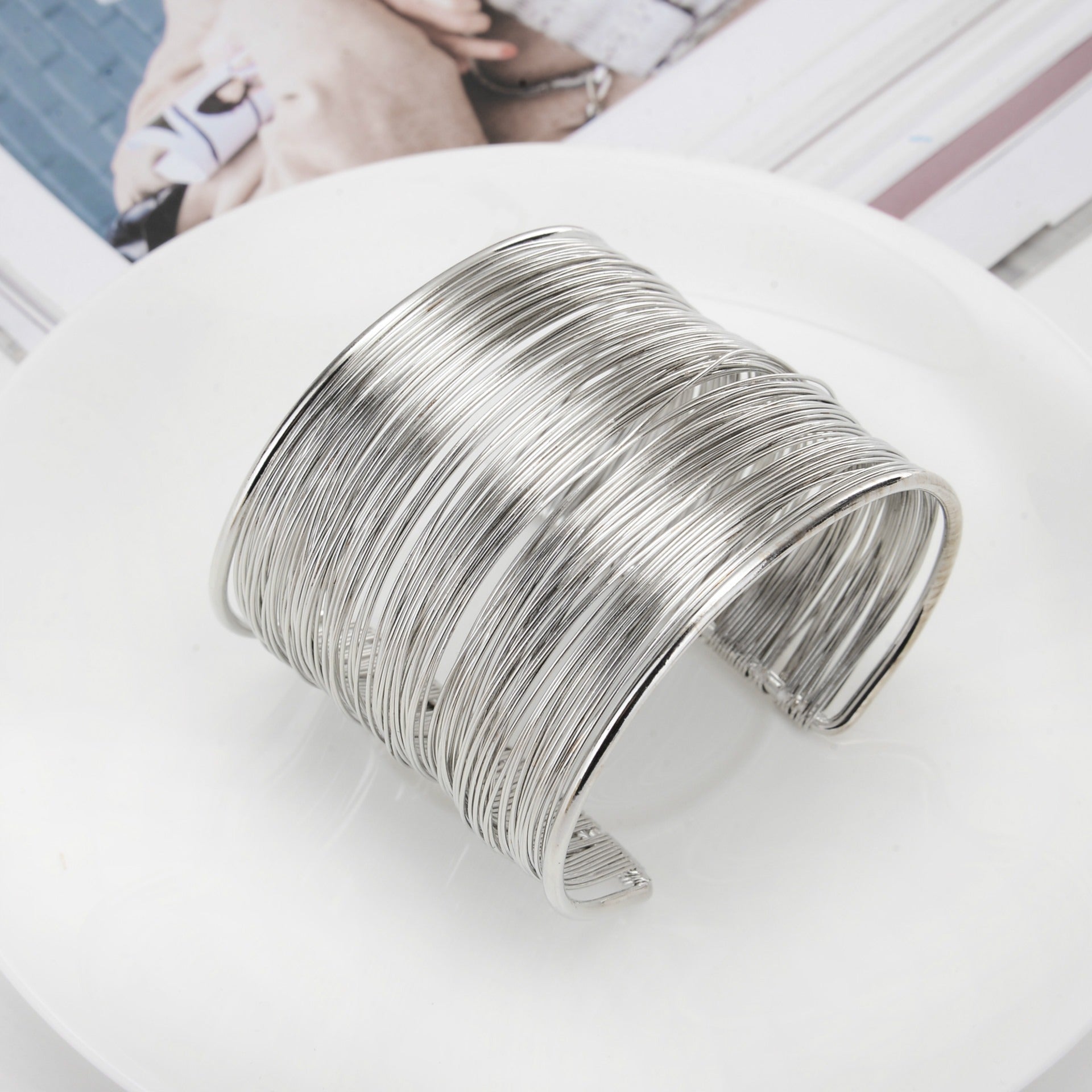 Fashion Thin Wire Open Bracelet - Zi Collection Hub
