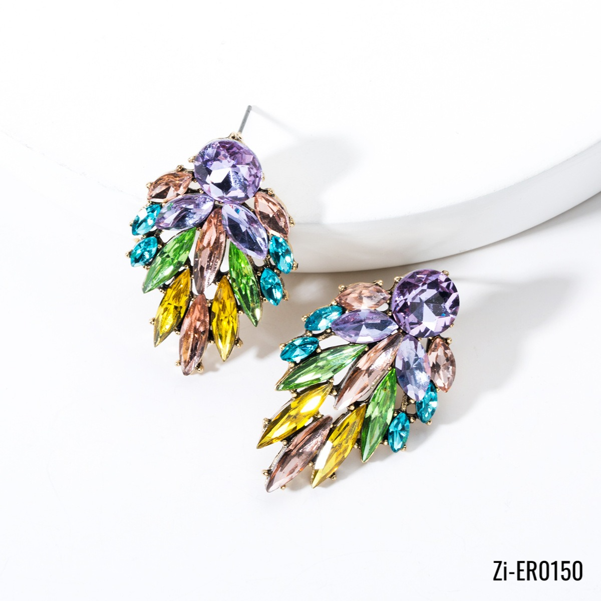 Bohemian Stylish Floral Leaf Blooming Stud Earrings - Zi Collection Hub