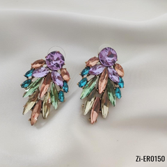 Bohemian Stylish Floral Leaf Blooming Stud Earrings