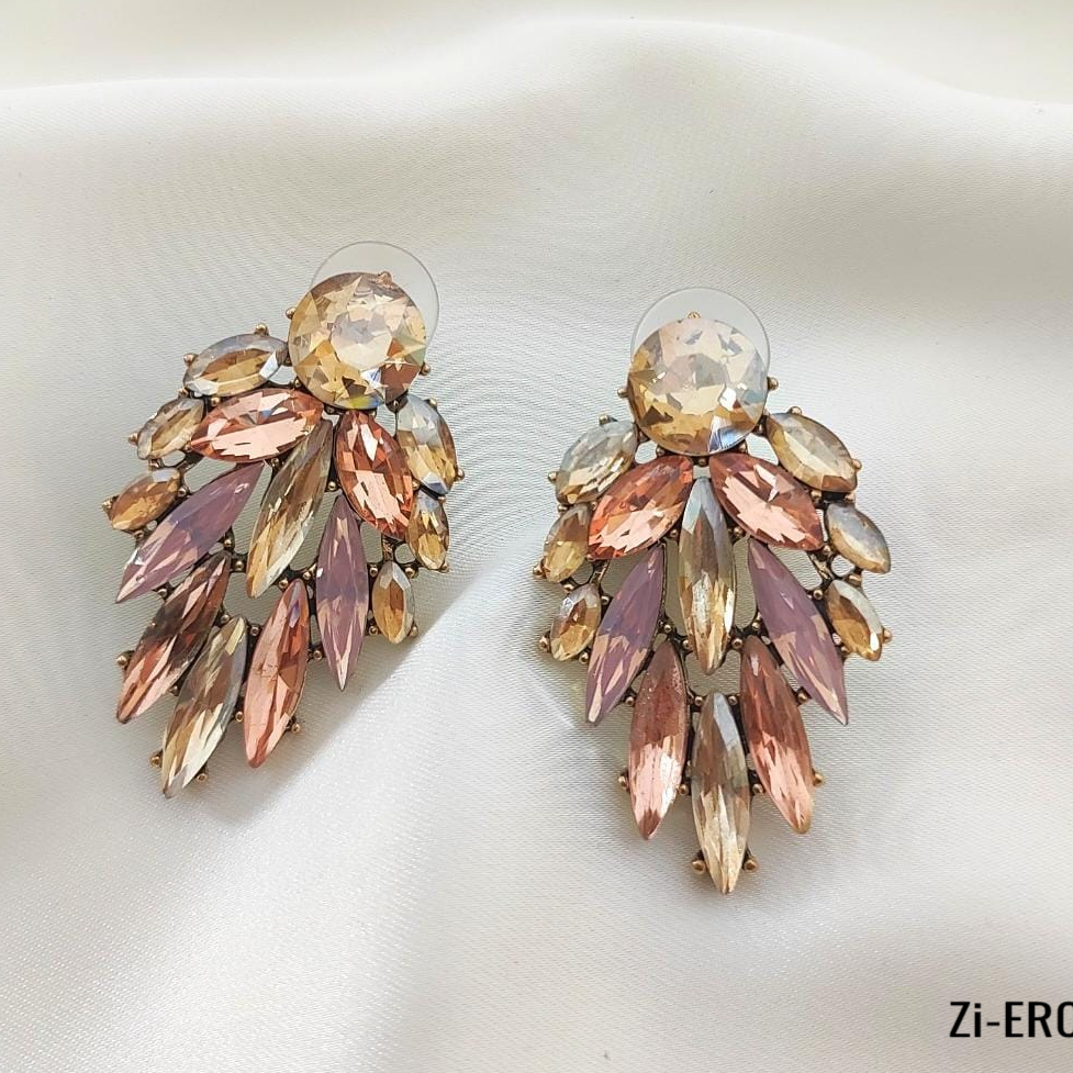 Bohemian Stylish Floral Leaf Blooming Stud Earrings - Zi Collection Hub