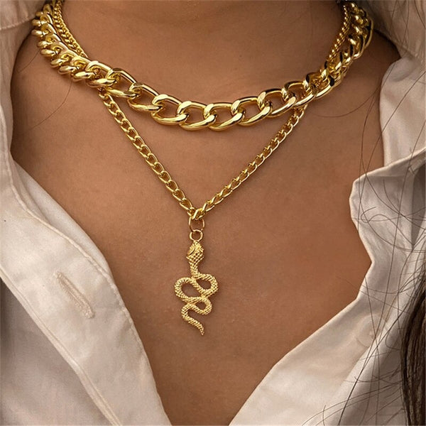 New Trend Snake Pendant Necklace