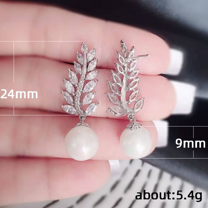 Imitation Pearl Earrings - Zi Collection Hub