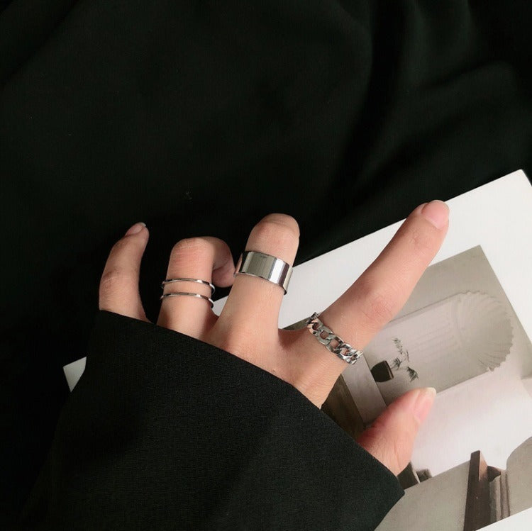 3Pcs Metal rings Opening Adjustable - Zi Collection Hub