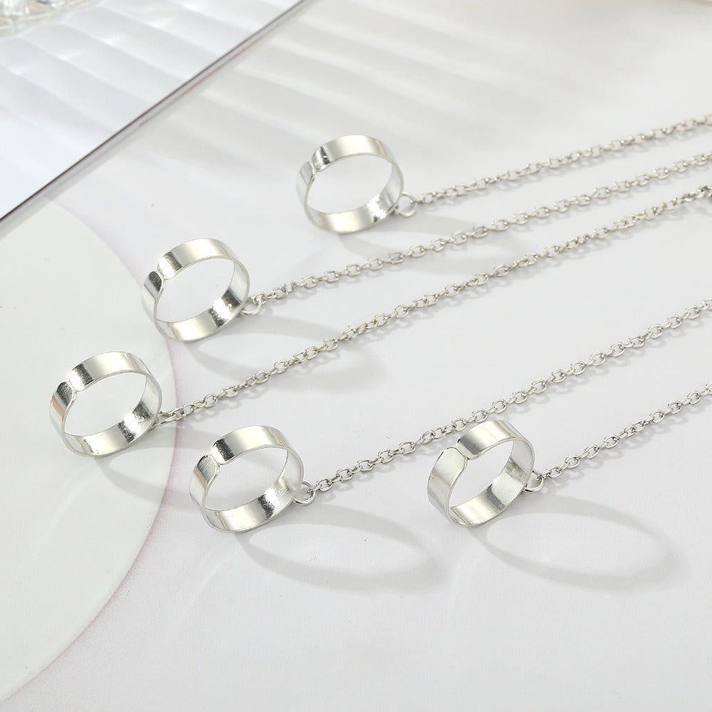 Hip Hop New Combination Joint Rings Set Silver - Zi Collection Hub