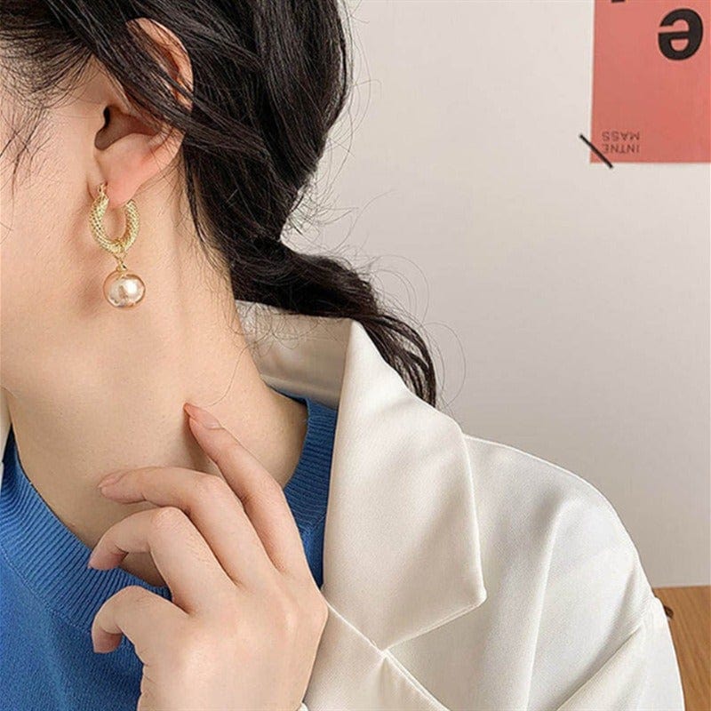 Temperament Pearl Earrings - Zi Collection Hub