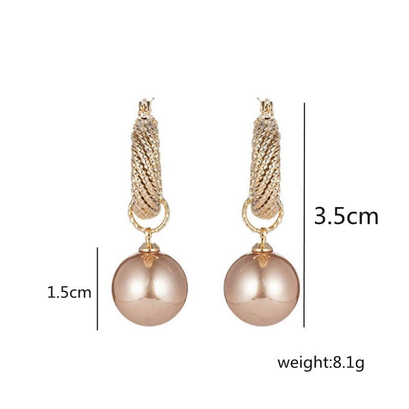 Temperament Pearl Earrings - Zi Collection Hub
