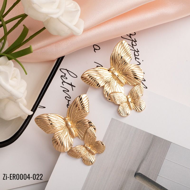 Double Butterfly Earrings