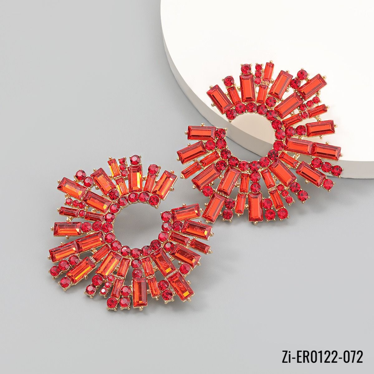 Shiny Rhinestone Drop Earrings - Zi Collection Hub