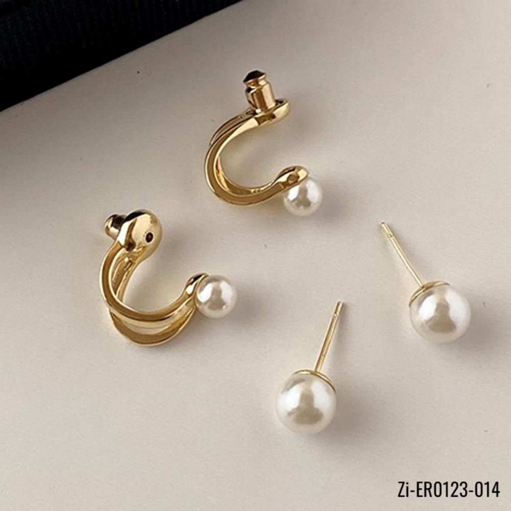 Imitation Pearl Stud Earrings - Zi Collection Hub