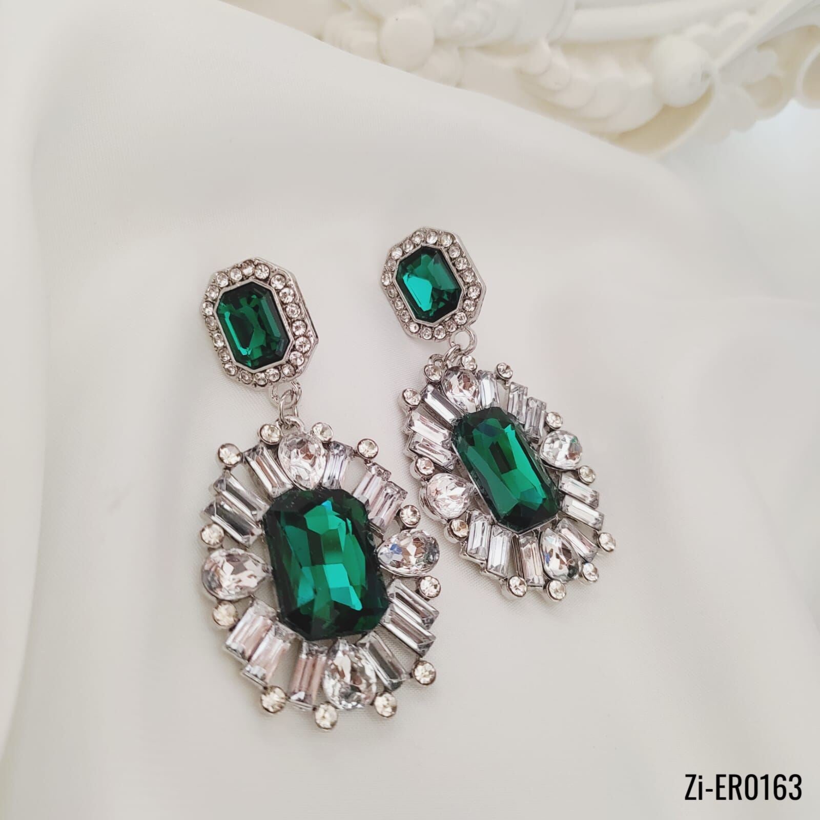 Trendy Super Flash Crystal Earrings - Zi Collection Hub