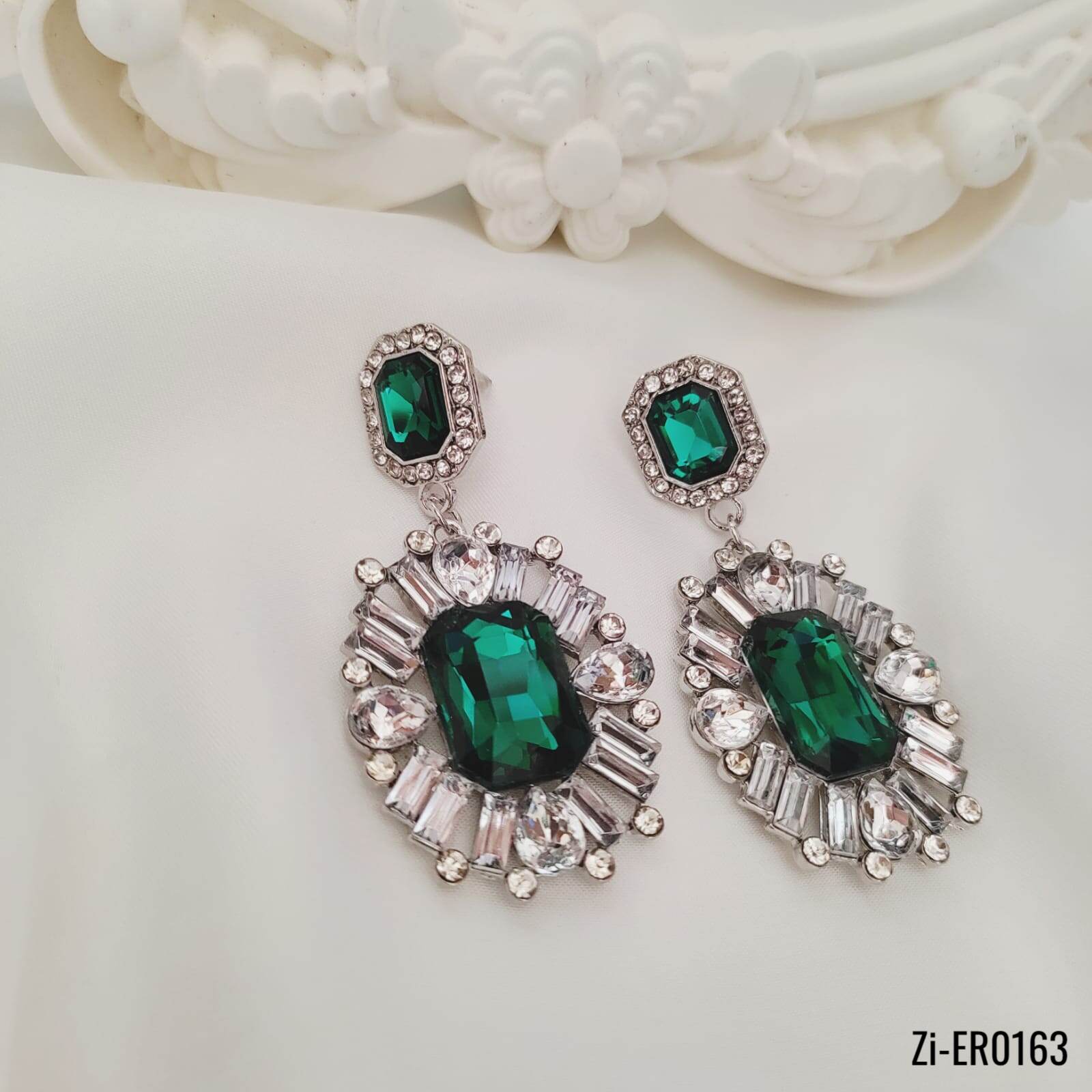 Trendy Super Flash Crystal Earrings - Zi Collection Hub