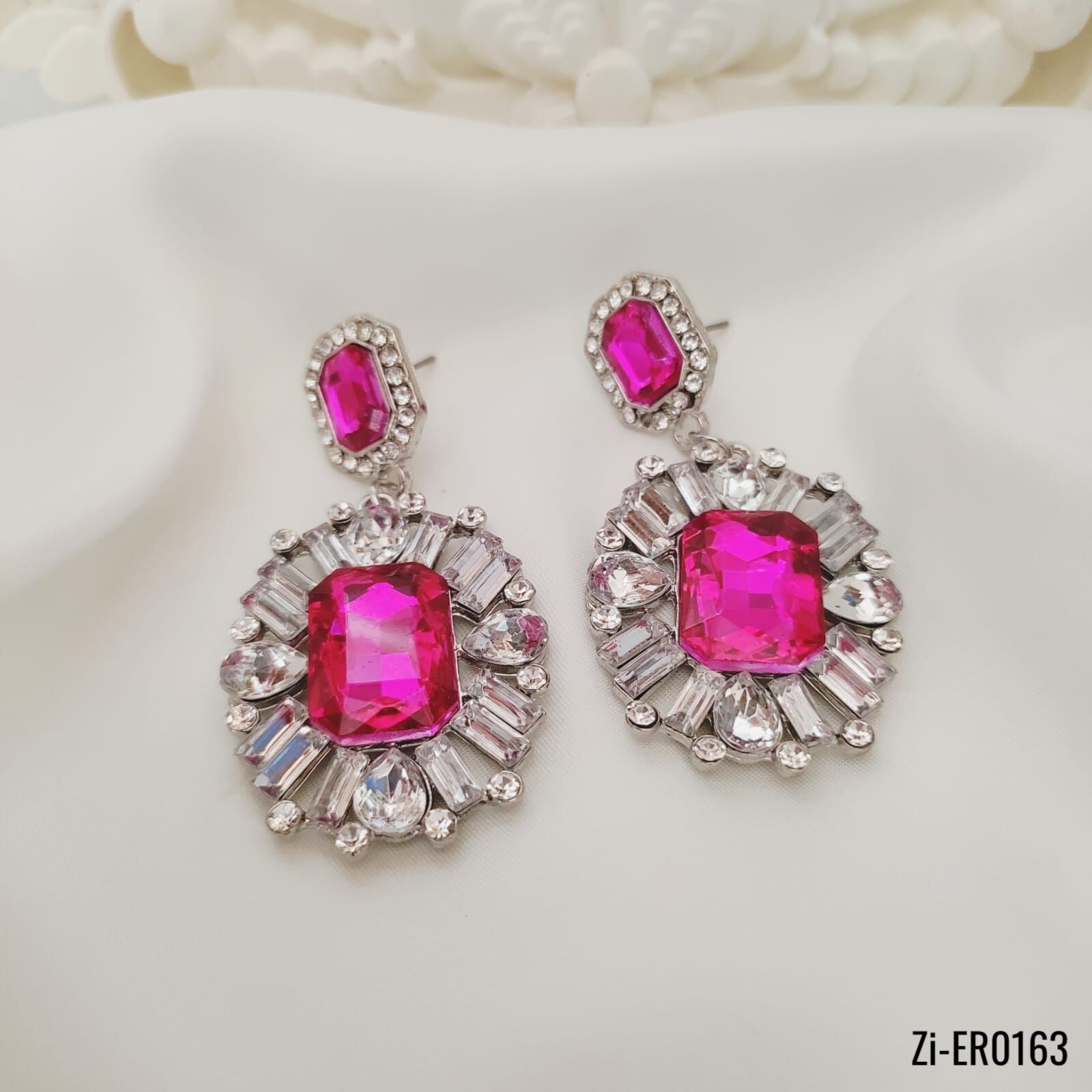 Trendy Super Flash Crystal Earrings - Zi Collection Hub