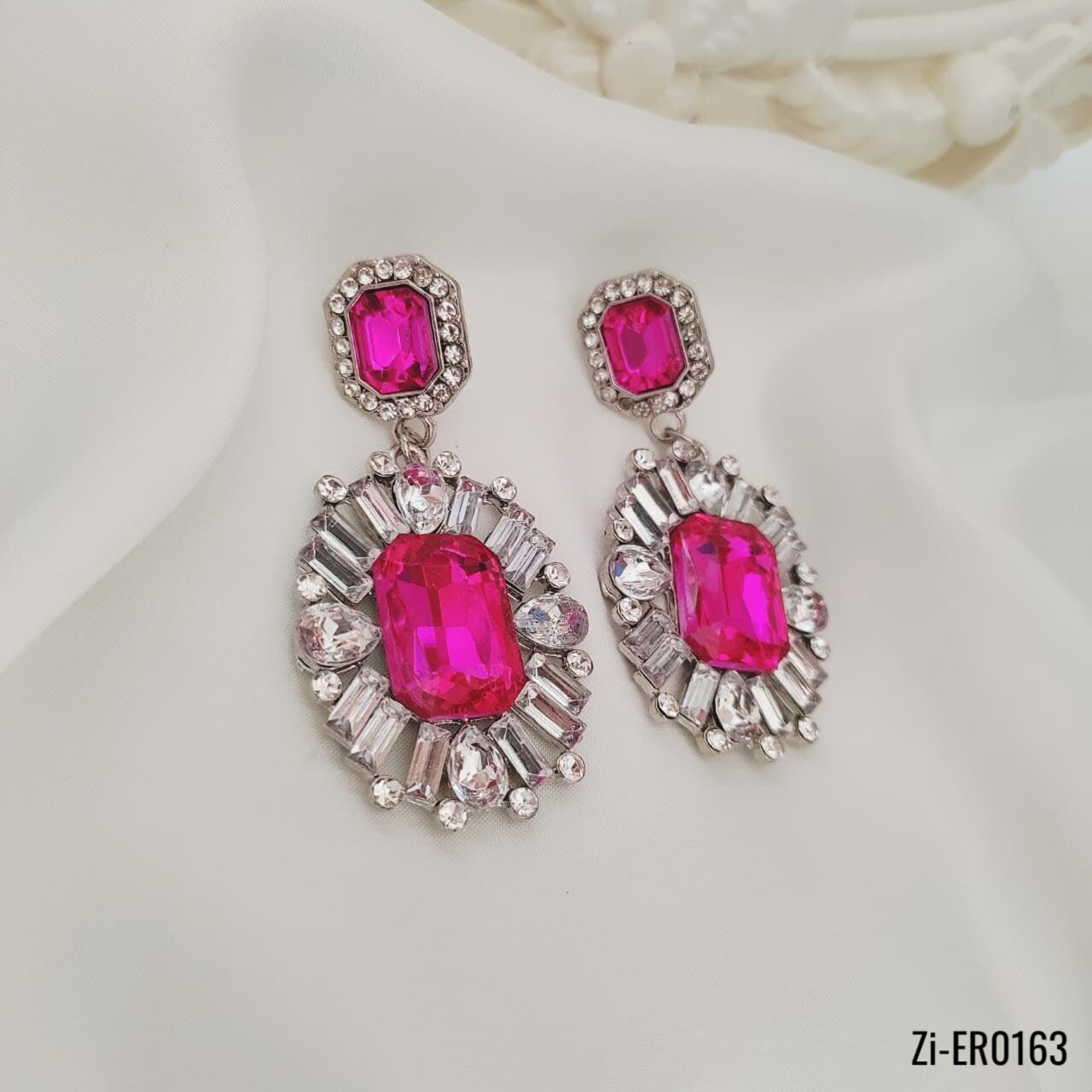 Trendy Super Flash Crystal Earrings - Zi Collection Hub