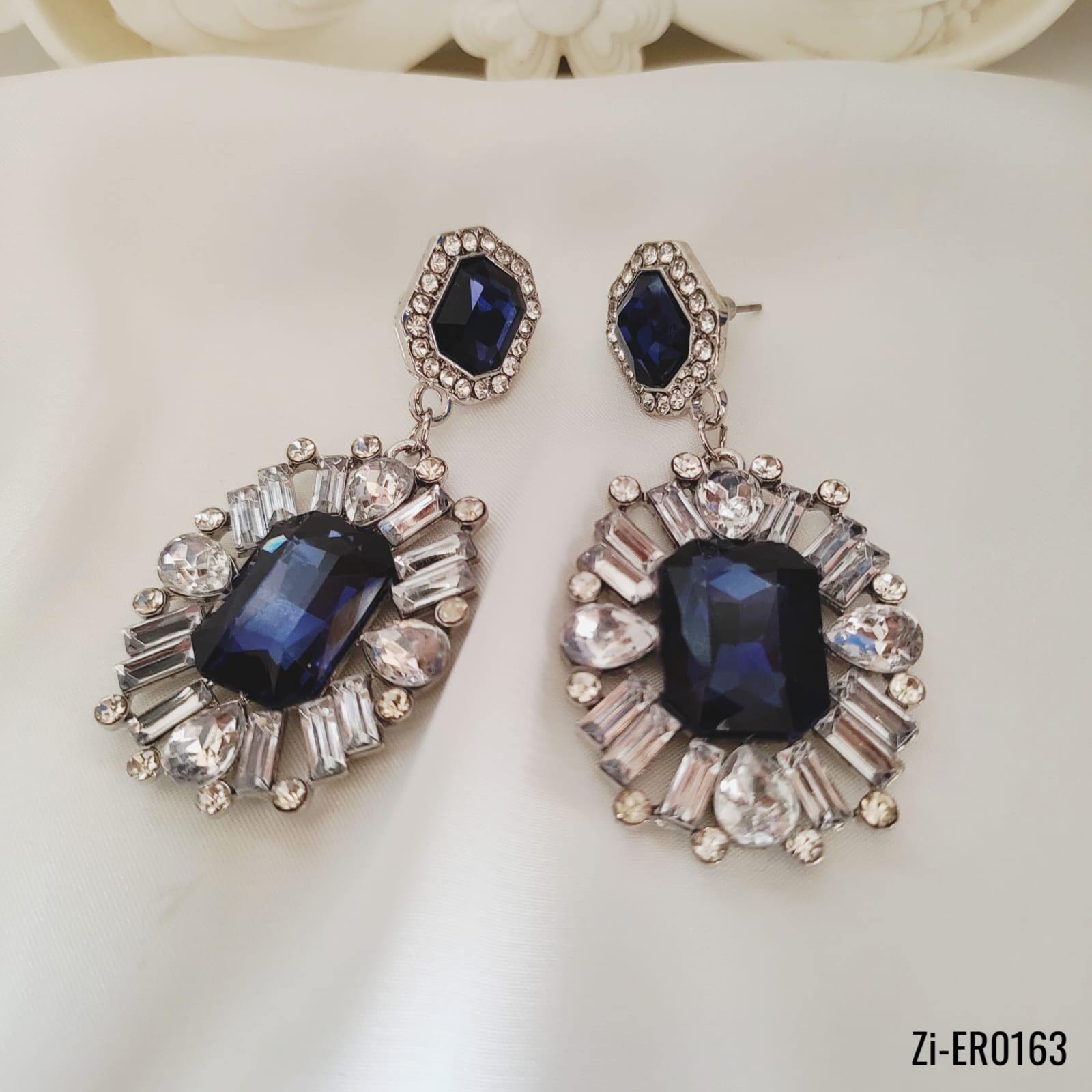 Trendy Super Flash Crystal Earrings - Zi Collection Hub