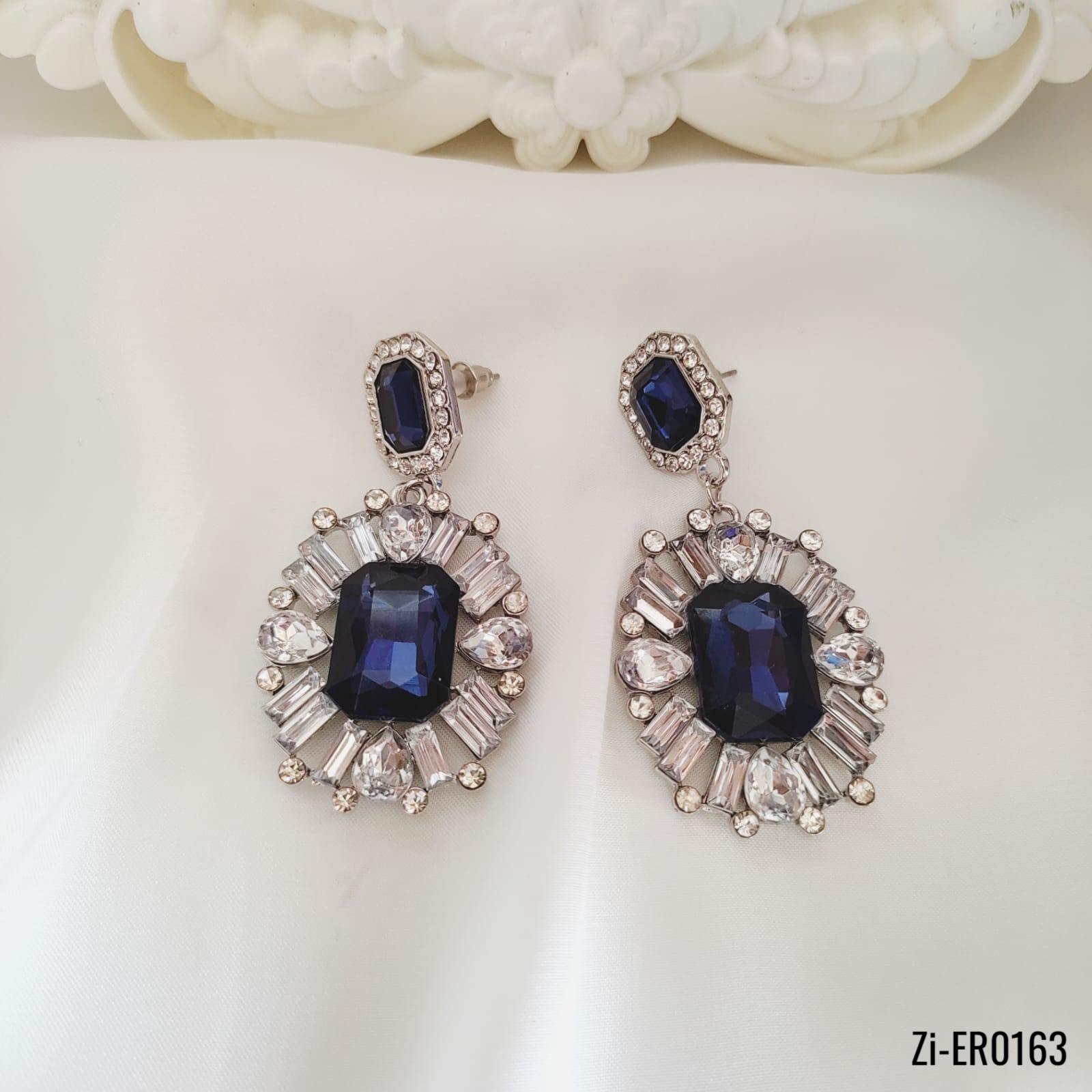 Trendy Super Flash Crystal Earrings - Zi Collection Hub