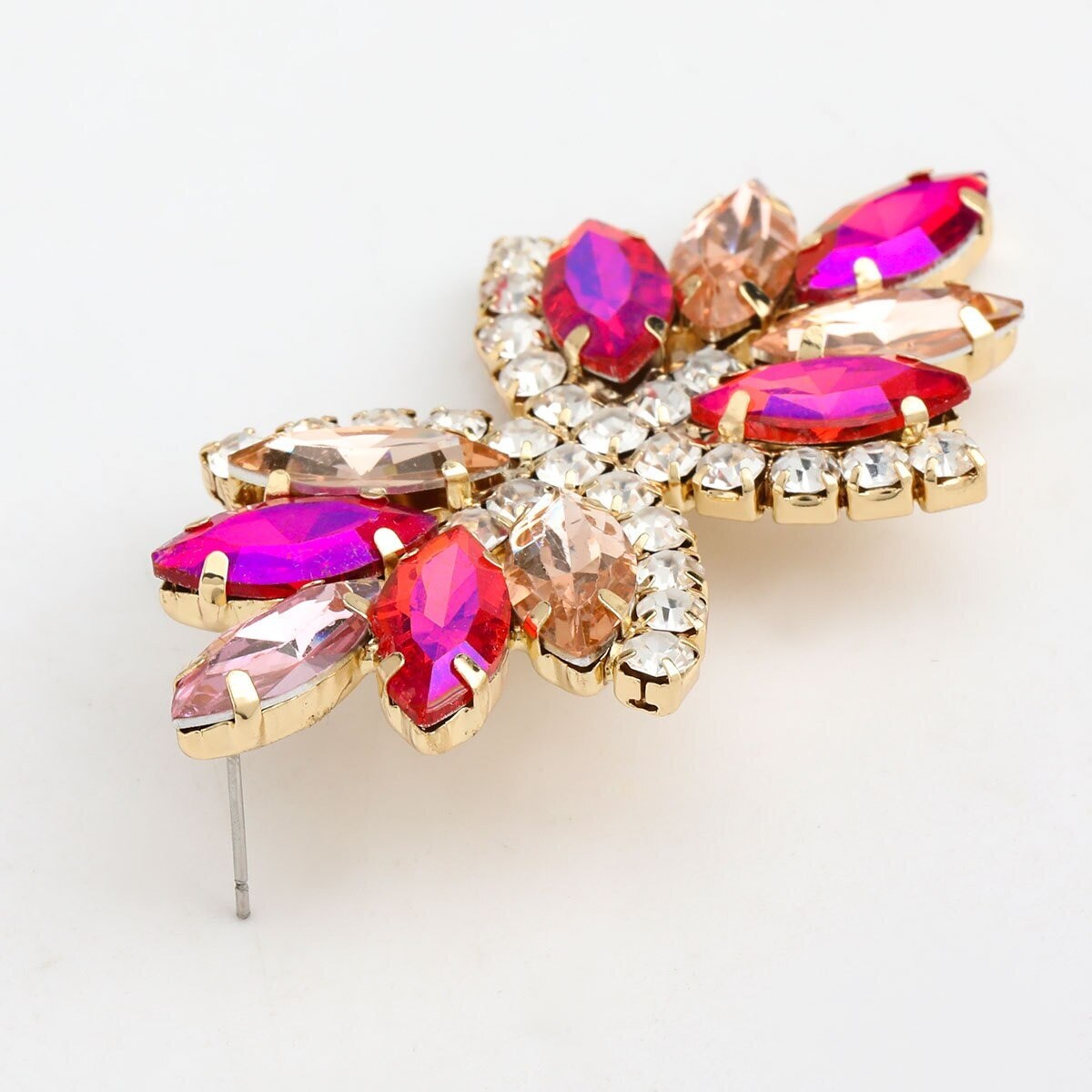 Crystal Dangle Statement Earrings - Zi Collection Hub