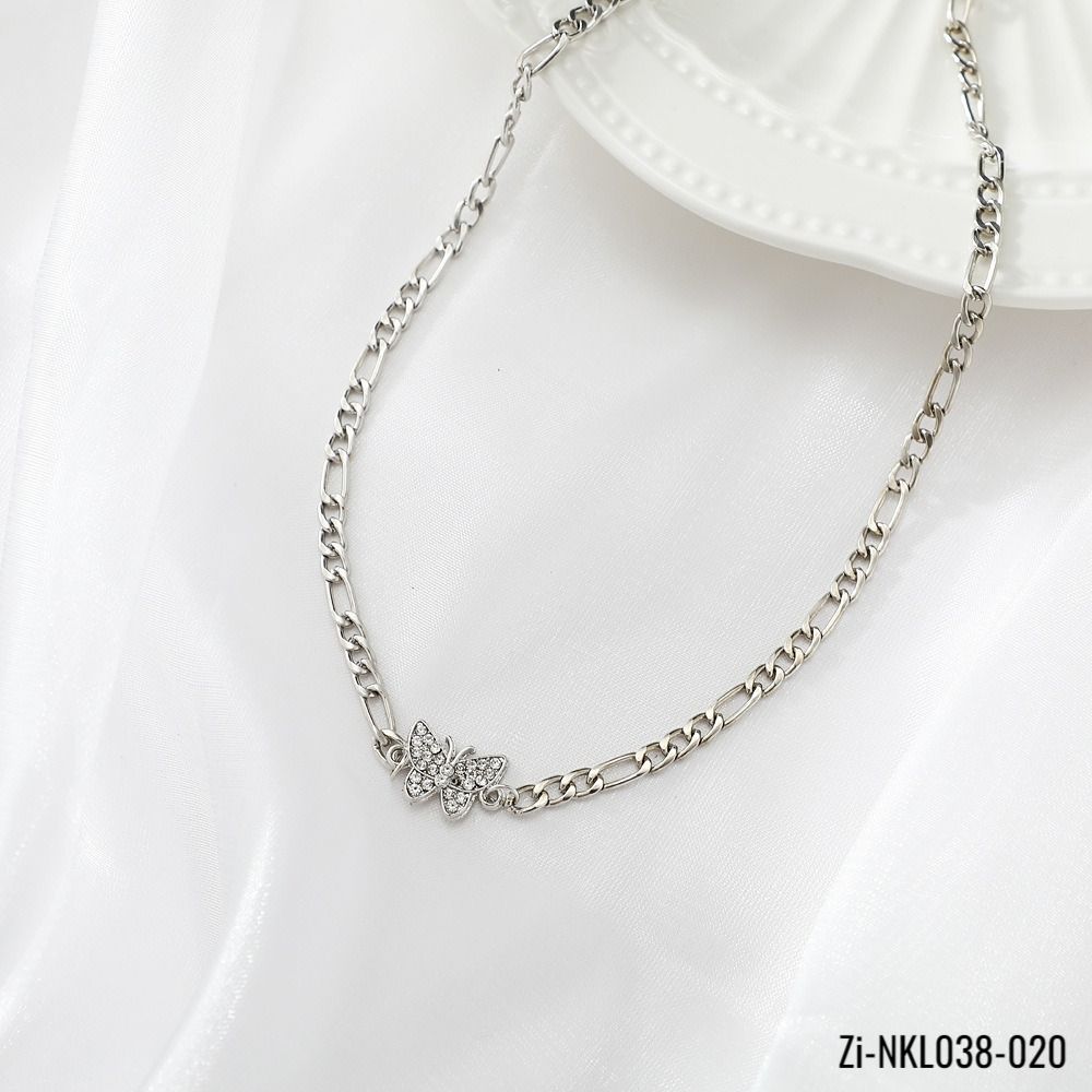 Cool Butterfly Pattern Metal Pendant Necklace - Zi Collection Hub