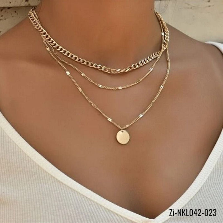 Statement Coin Pendant Necklace - Zi Collection Hub