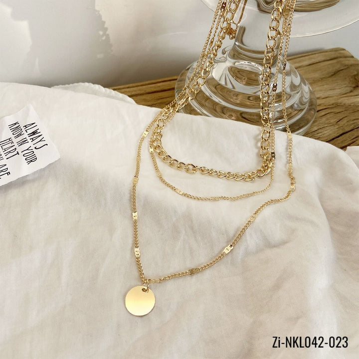 Statement Coin Pendant Necklace - Zi Collection Hub