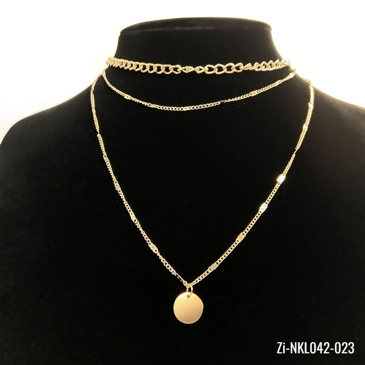 Statement Coin Pendant Necklace - Zi Collection Hub