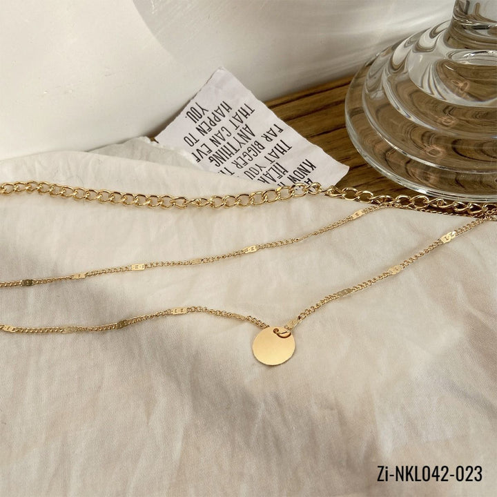 Statement Coin Pendant Necklace - Zi Collection Hub