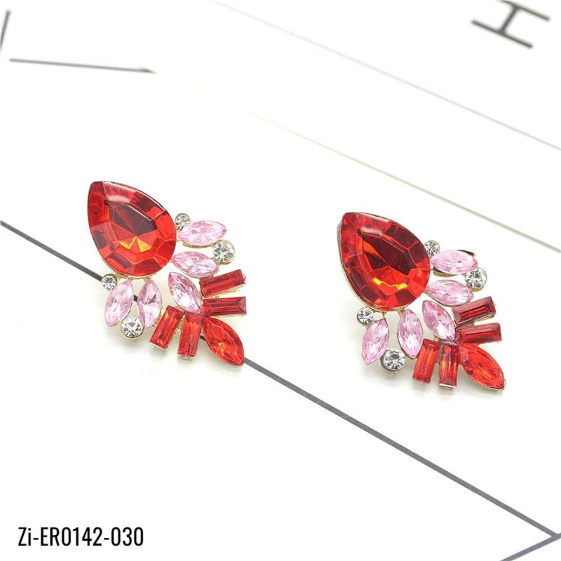 Luxury Elegant Brand Crystal Stud Earrings - Zi Collection Hub