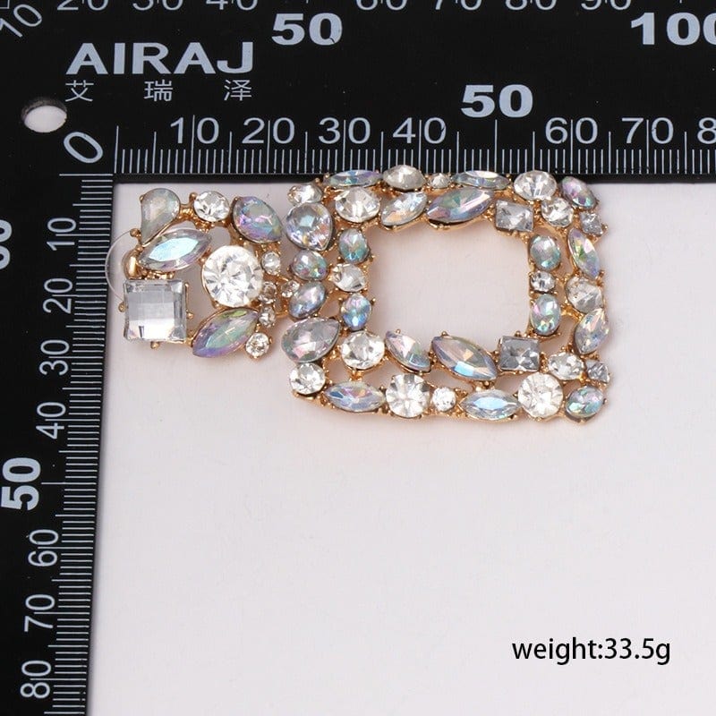 Retro Earrings Studded with Diamonds - Zi Collection Hub