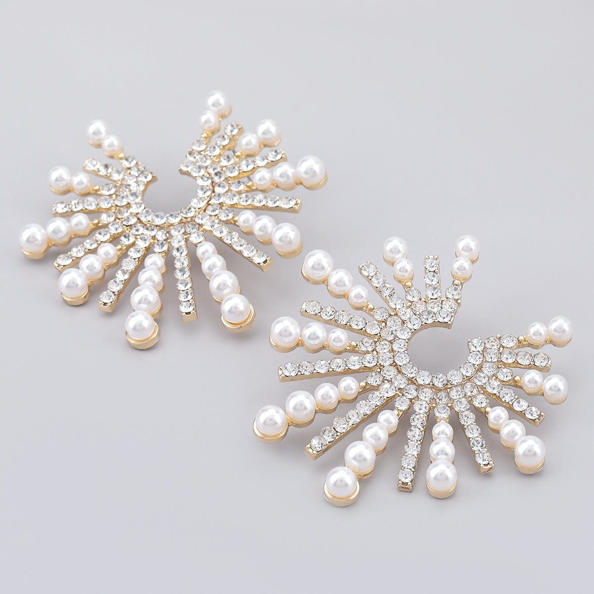 Rhinestone imitation Pearl Earrings - Zi Collection Hub