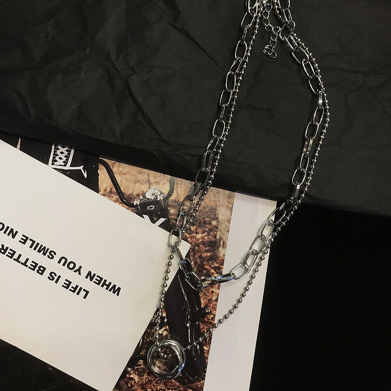 Clavicle Chain Collar Gothic Hip Hop Necklace - Zi Collection Hub