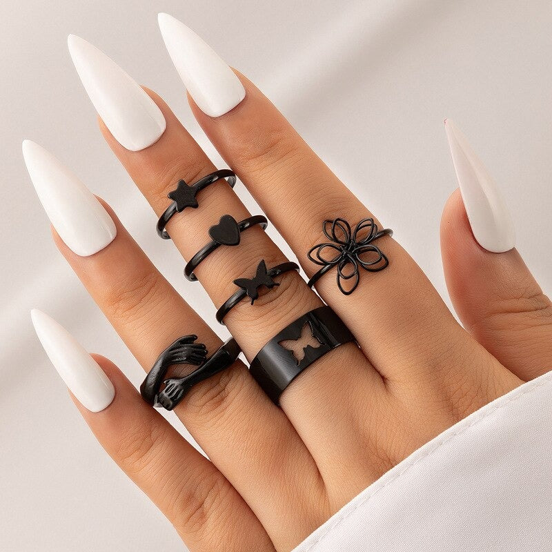 Star Love Hand Ring Set Woman - Zi Collection Hub