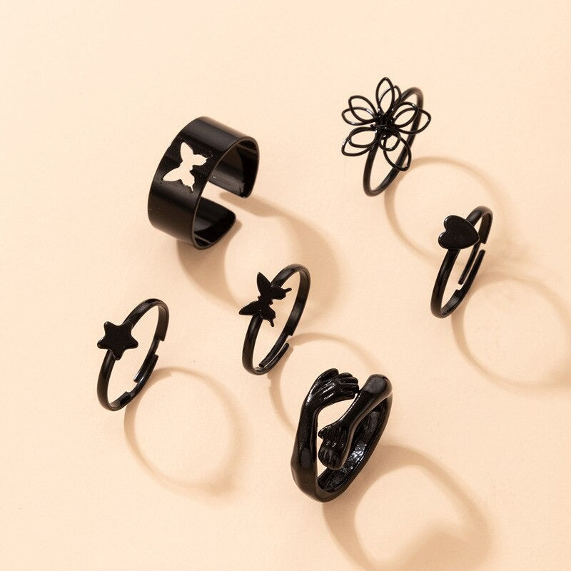 Star Love Hand Ring Set Woman - Zi Collection Hub