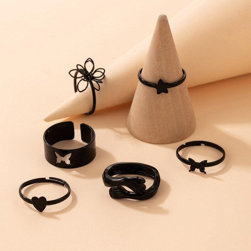 Star Love Hand Ring Set Woman - Zi Collection Hub