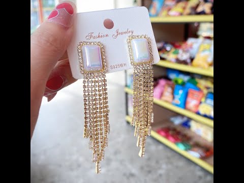 High-End Light Luxury Long Tassel Earrings